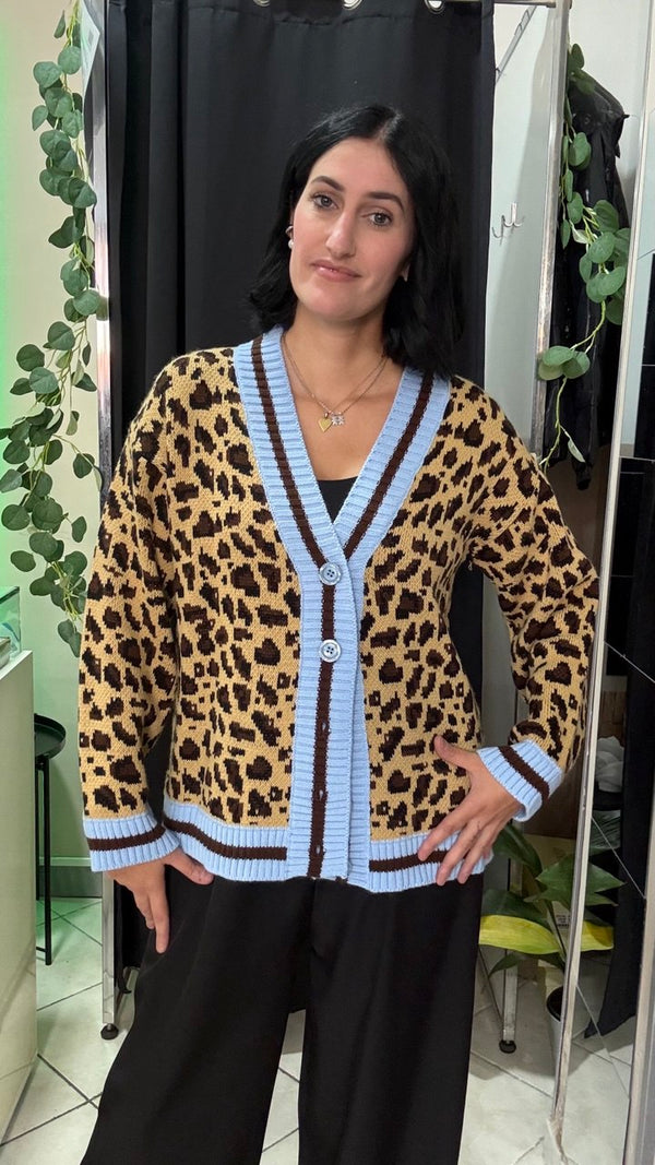 Cardigan Animalier