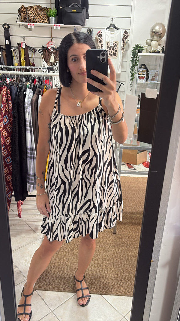 Vestito Zebrato