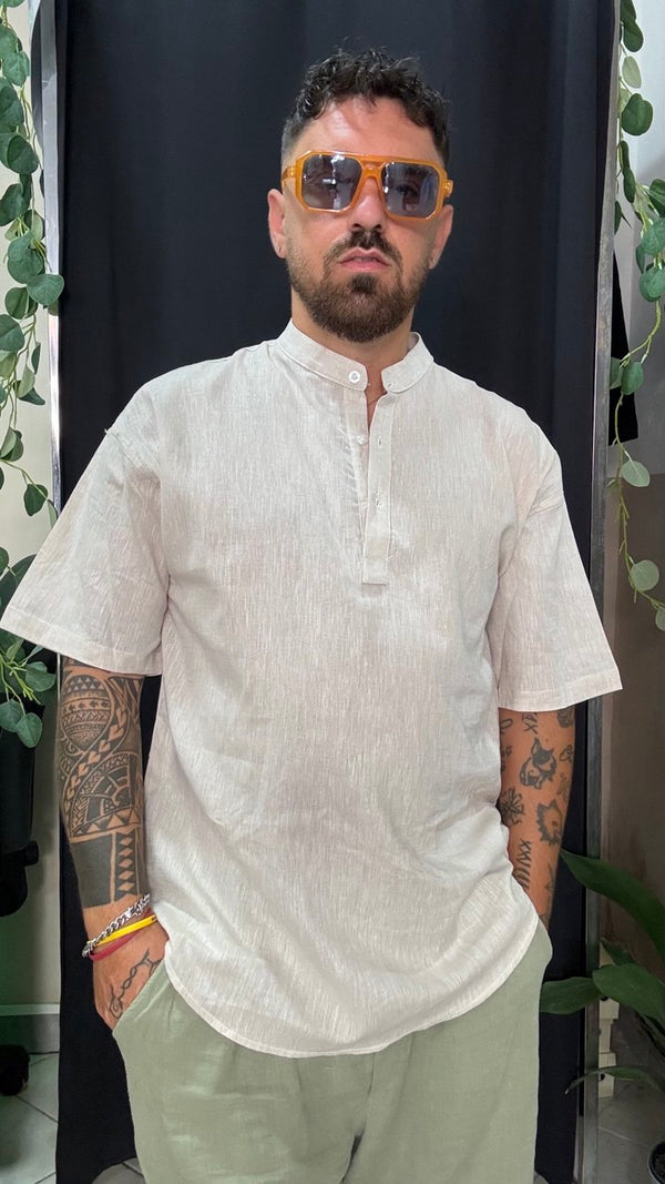 Camicia Collo alla Coreana